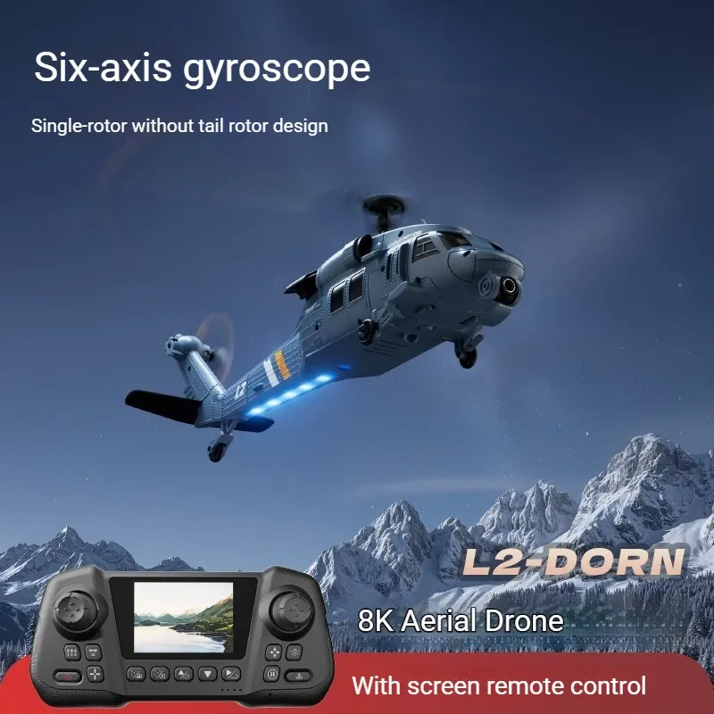 L2-DORN RC Apache Helicopter 8 - مراجعة Rc Helicopter Single Rotor وسعره