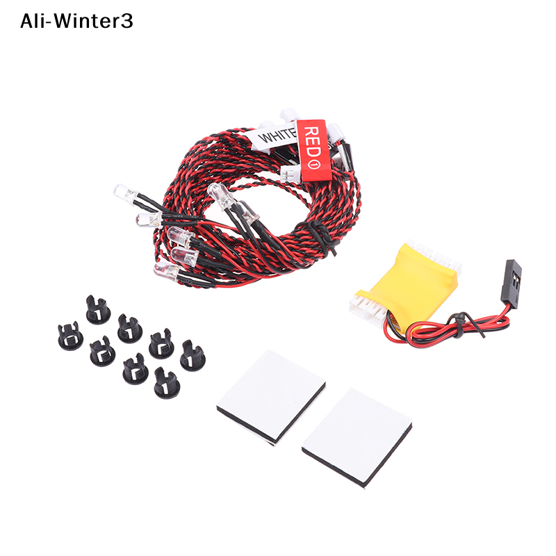 1Set Flash RC LED Light Kit 8  - مراجعة Rc Helicopter Tool Kit وسعره