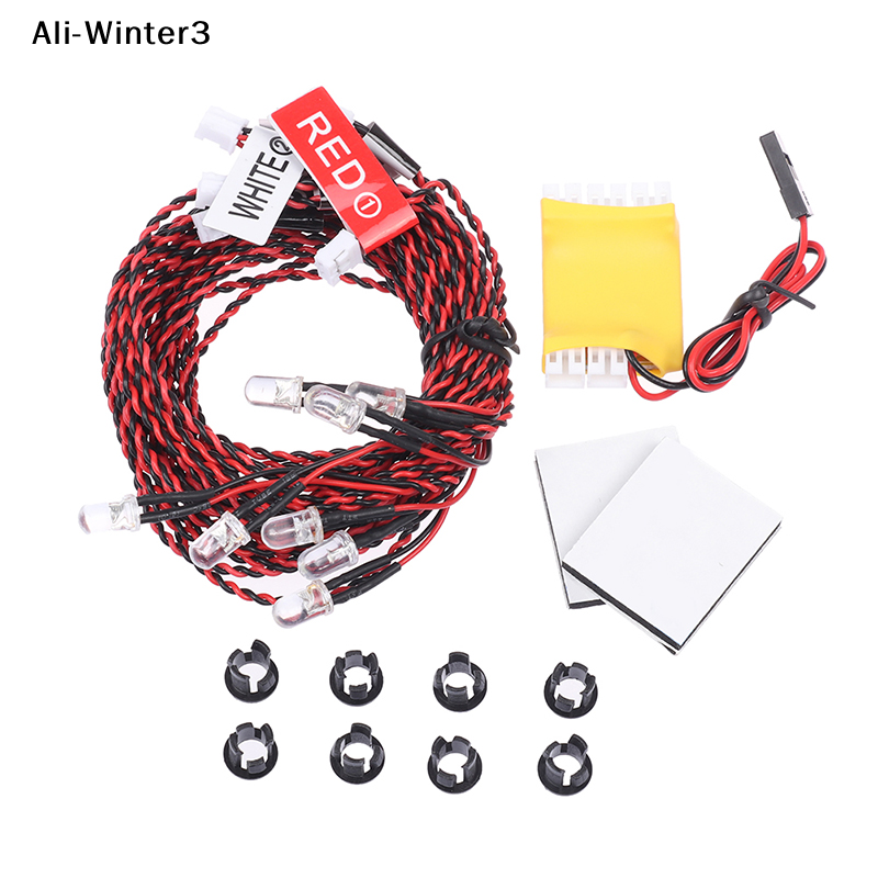 1Set Flash RC LED Light Kit 8  - مراجعة Rc Helicopter Tool Kit وسعره