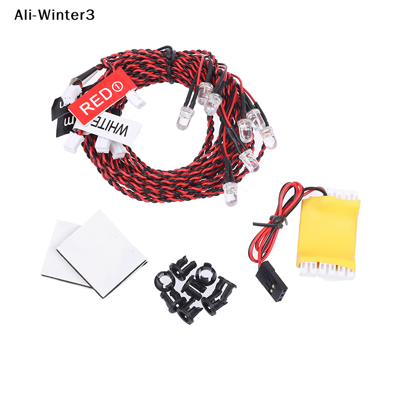 1Set Flash RC LED Light Kit 8  - مراجعة Rc Helicopter Tool Kit وسعره