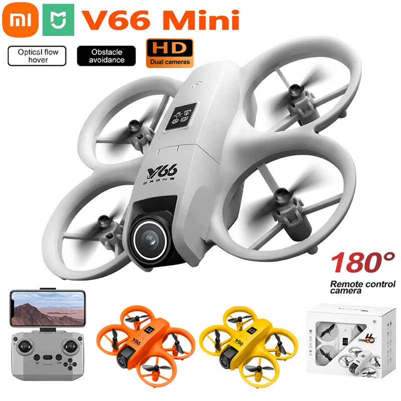 New V66 Mini Drone HD Camera 4 - مراجعة Rc Helicopter Case وسعره