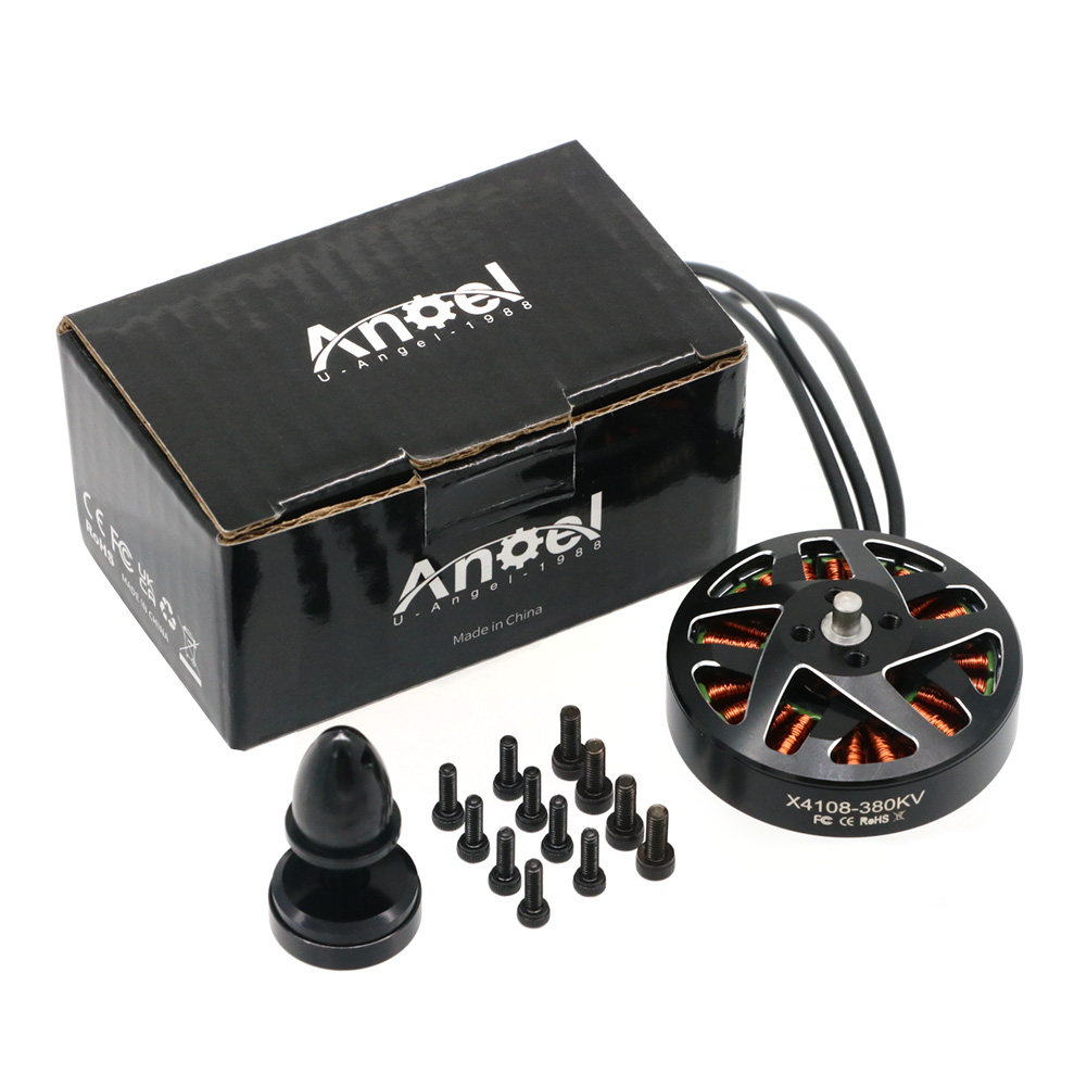 4pcs UAngel 4108 X4108 380KV 6 - مراجعة Rc Helicopter Motor وسعره