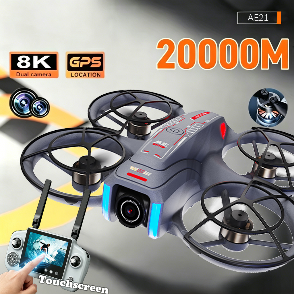 Upgrade AE21 Aerial Drone 8K H - مراجعة Rc Helicopter Electric وسعره
