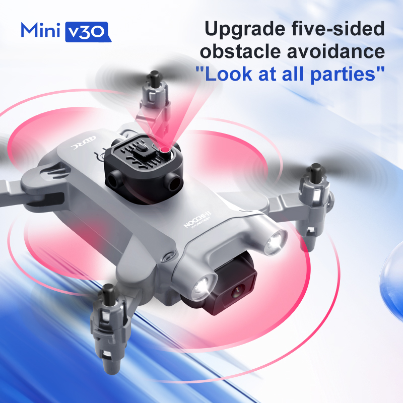 Mini V30 WiFi FPV Drone With 4 - مراجعة Rc Helicopter Case وسعره