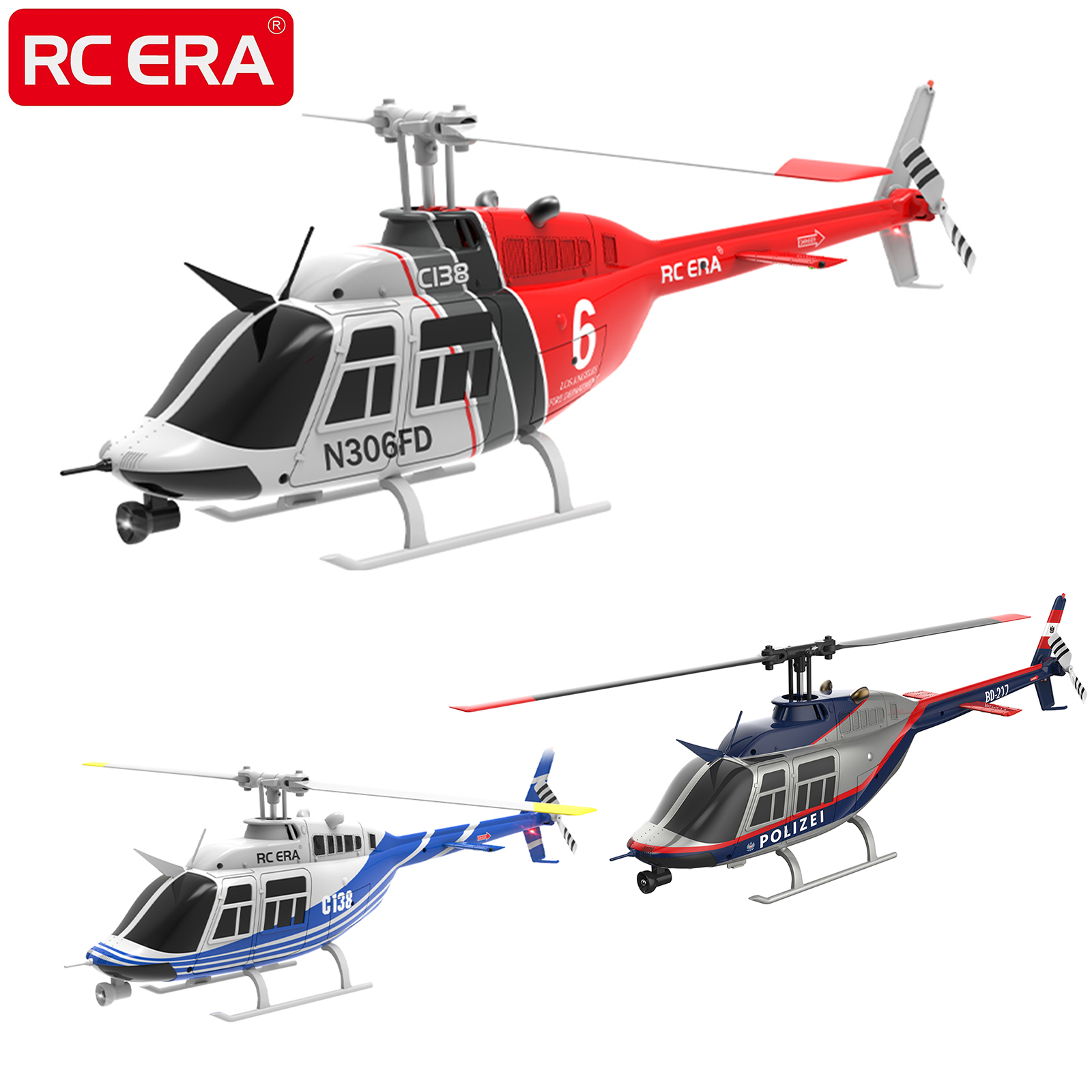 RC ERA C138 BELL 206 Jet Range - مراجعة Rc Helicopter Gyro وسعره