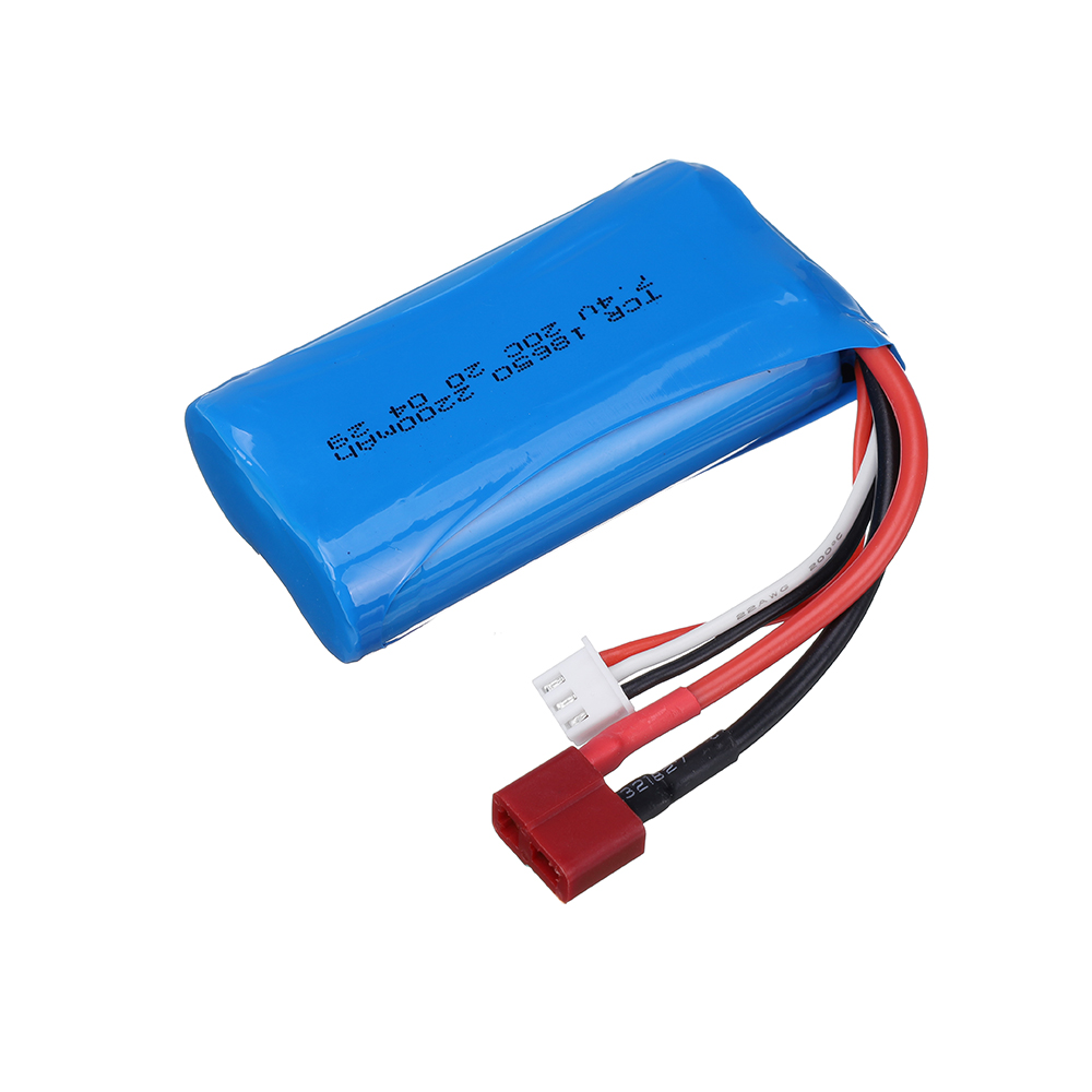7.4V 2200mAh 18650 Lipo Batery - مراجعة Rc Helicopter Parts وسعره
