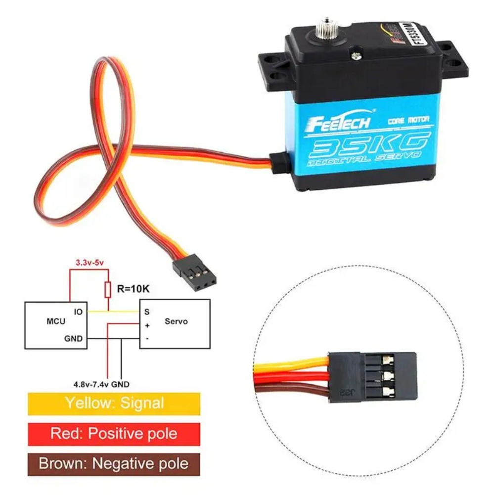 FEETECH FT5330M 35KG Digital S - مراجعة Rc Helicopter Motor وسعره