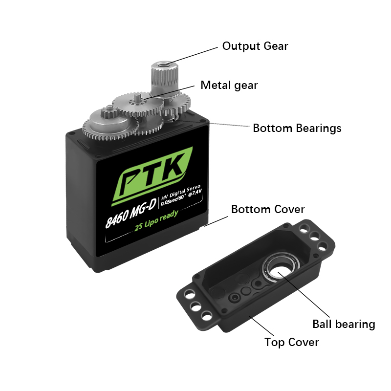 PTK 8460 MG-D9gDigital servo M - مراجعة Rc Helicopter Motor وسعره