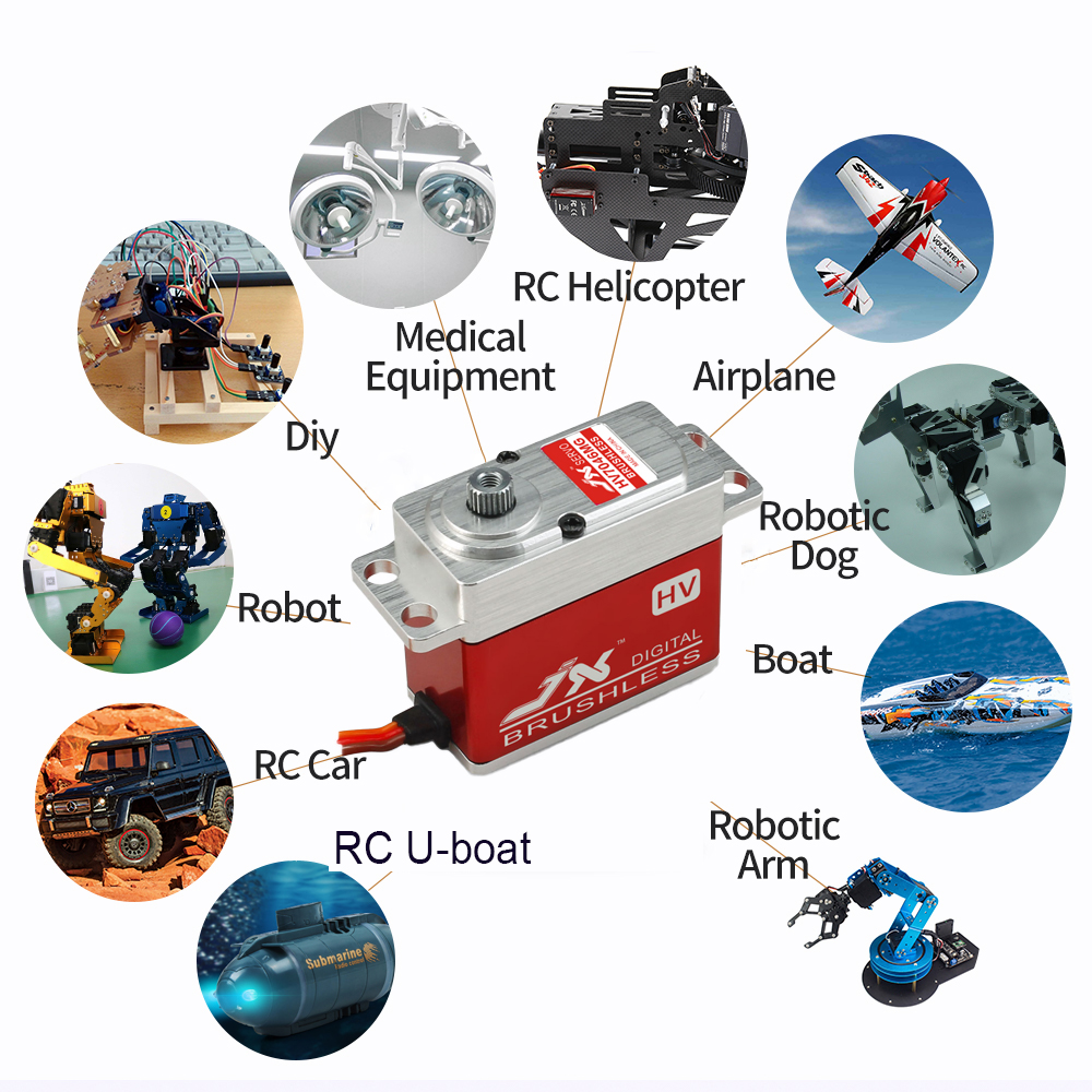 JX Servo BLS-HV7032/7046MG Bru - مراجعة Rc Helicopter Large وسعره