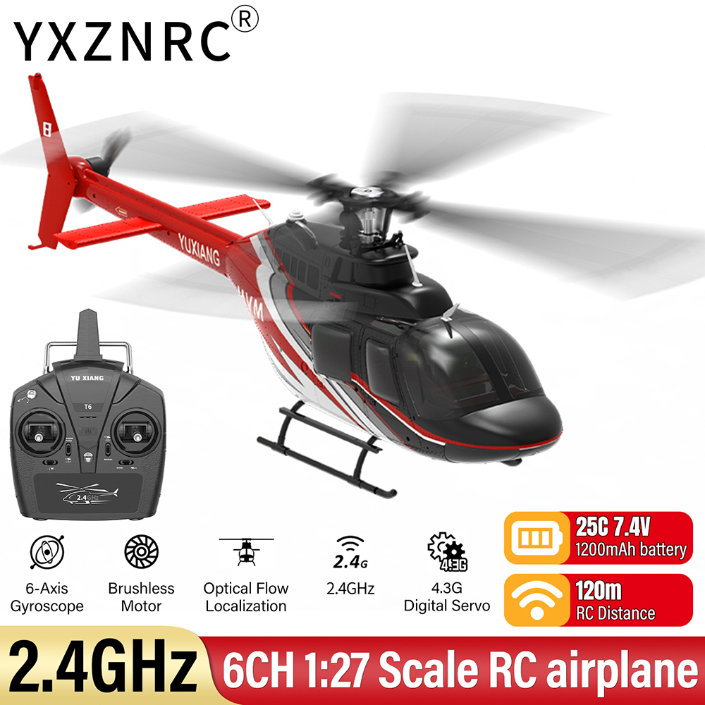 YU XIANG RC Airplane 2.4G 6CH  - مراجعة Rc Helicopter Gyro وسعره