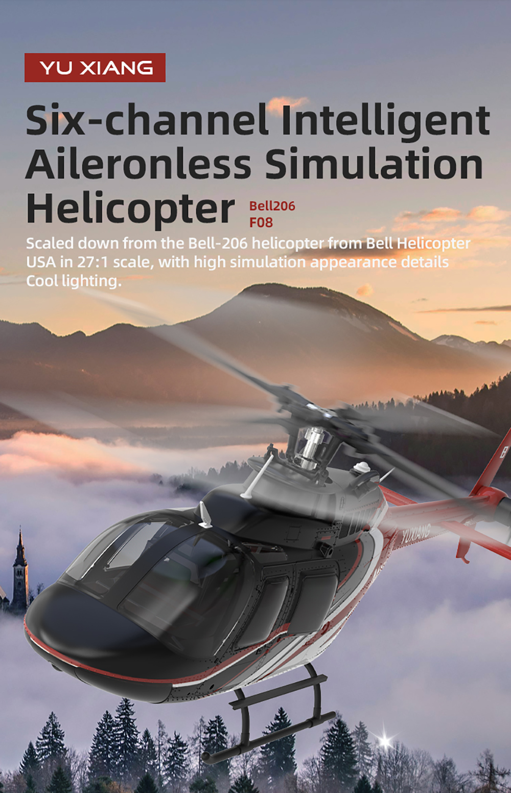 YU XIANG RC Airplane 2.4G 6CH  - مراجعة Rc Helicopter Gyro وسعره