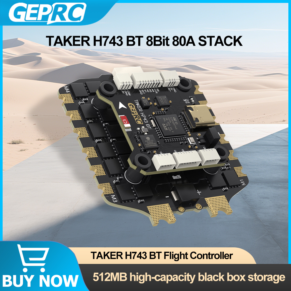 GEPRC TAKER H743 BT 8Bit 80A S - مراجعة Rc Helicopter Gyro وسعره