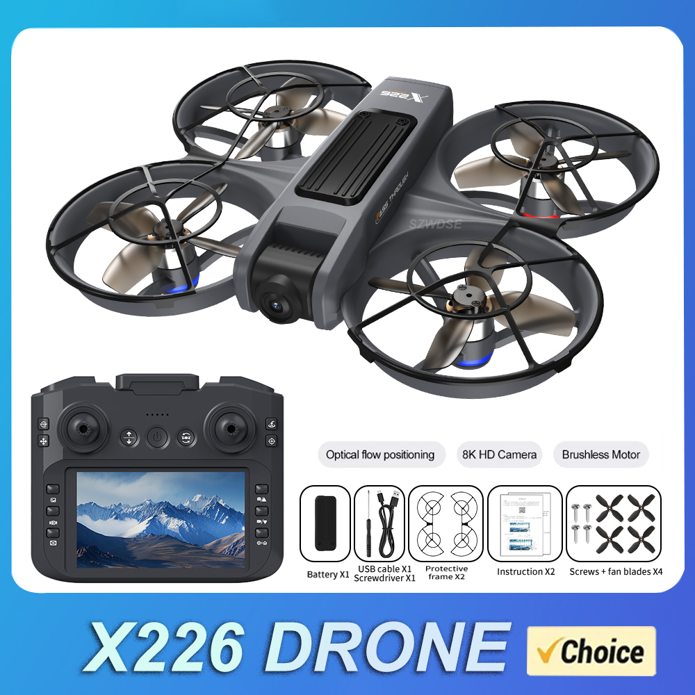 NEW X226 RC Drone 2.4G 5G WIFI - مراجعة Rc Helicopter Electric وسعره