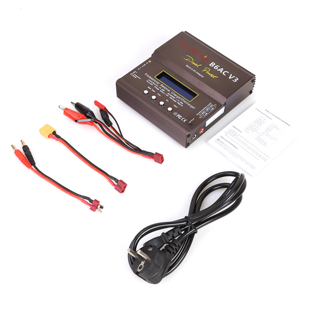 80W imax B6AC V3 Balance Charg - مراجعة Rc Helicopter Charger وسعره