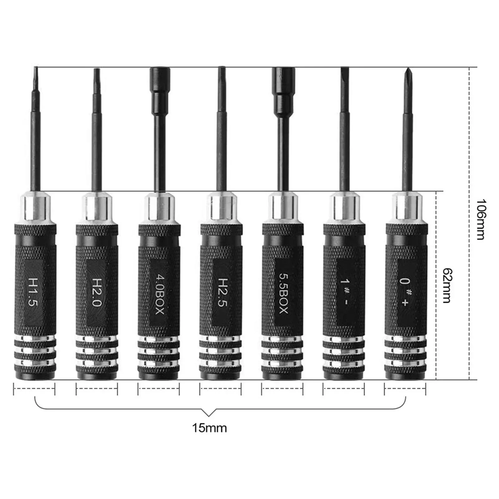 7 pcs Steel Screwdriver Set RC - مراجعة Rc Helicopter Tool Kit وسعره