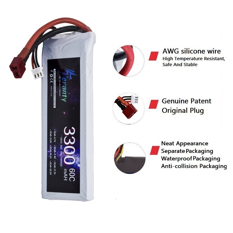 2S 7.4V LiPo Battery 3300mAh 6 - مراجعة Rc Helicopter Battery وسعره