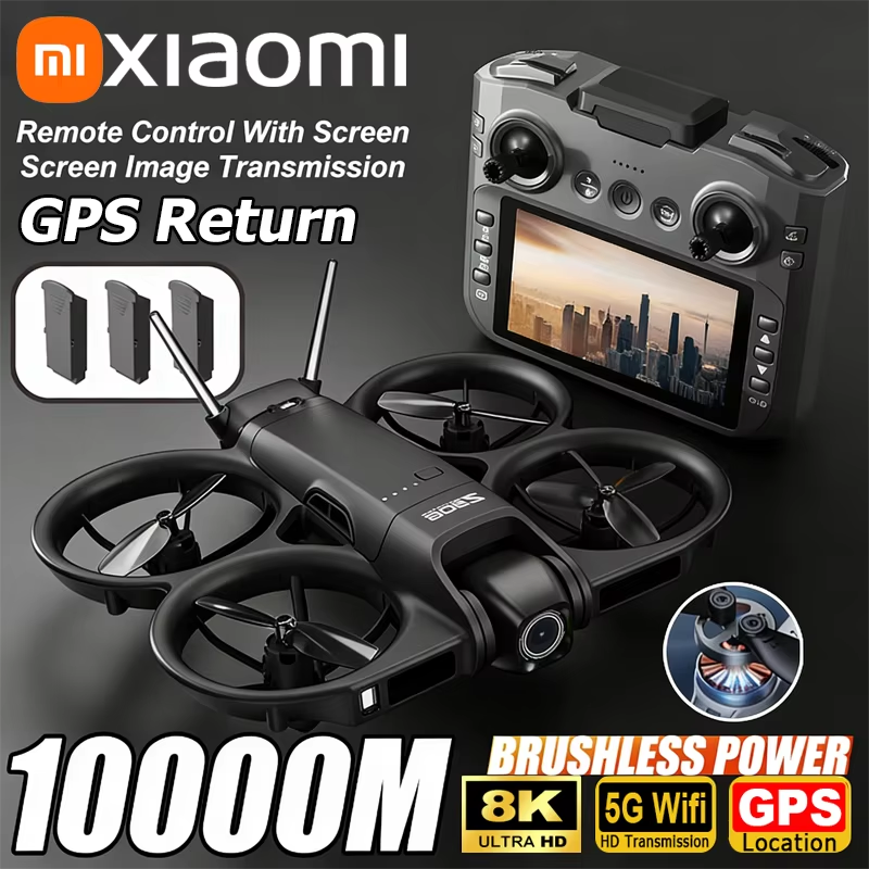 Xiaomi Z906 Drone 8K Aerial HD - مراجعة Rc Helicopter Case وسعره