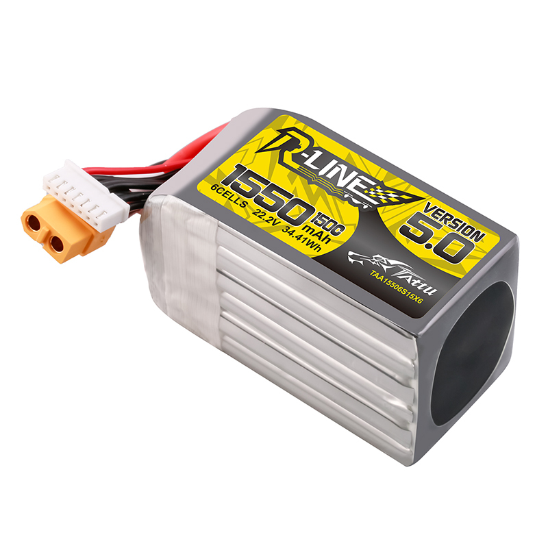 TATTU-R-LINE 5.0 22.2V 1550mAh - مراجعة Rc Helicopter Parts وسعره