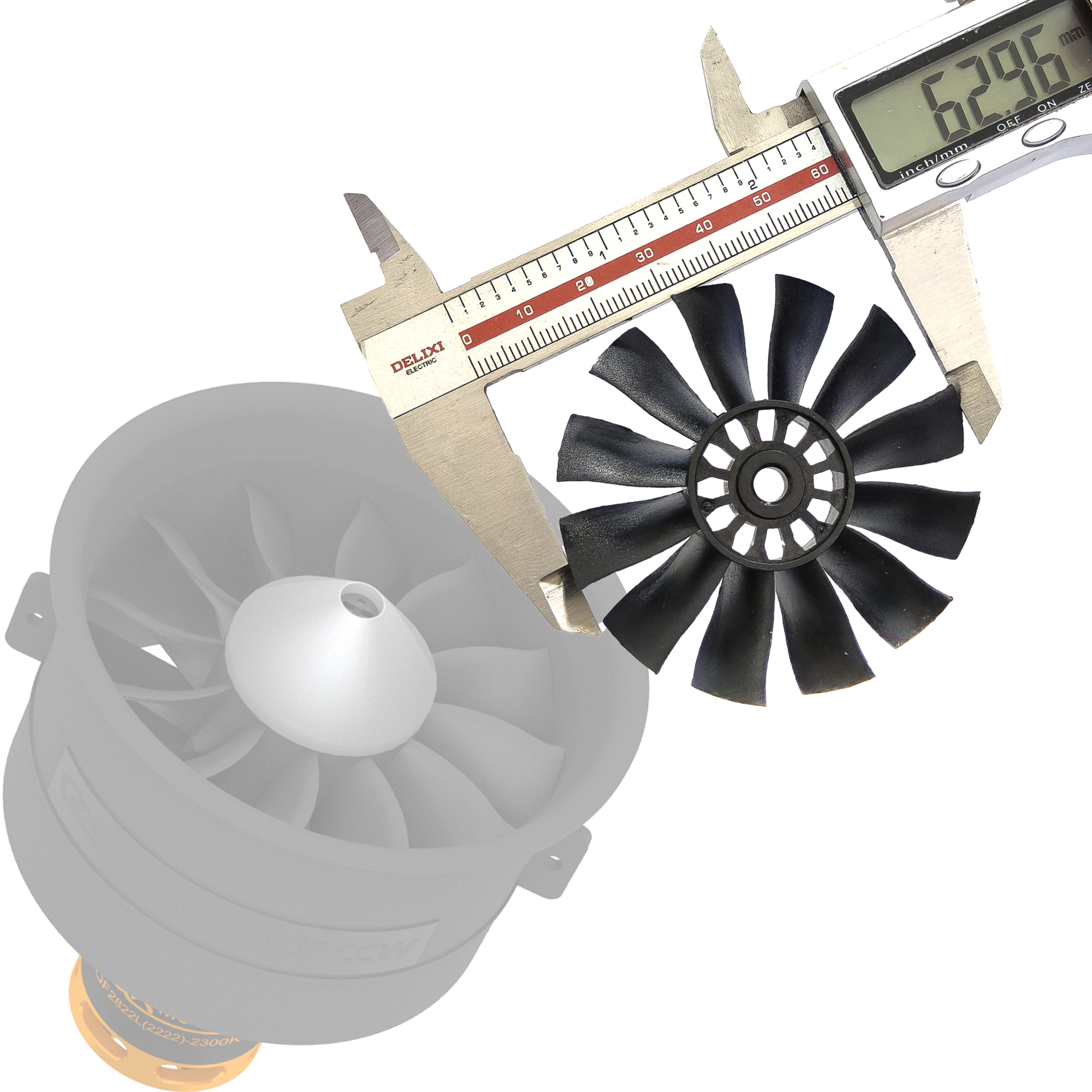 QX-MOTOR 12Blades CW CCW 70mm  - مراجعة Rc Helicopter Blade وسعره