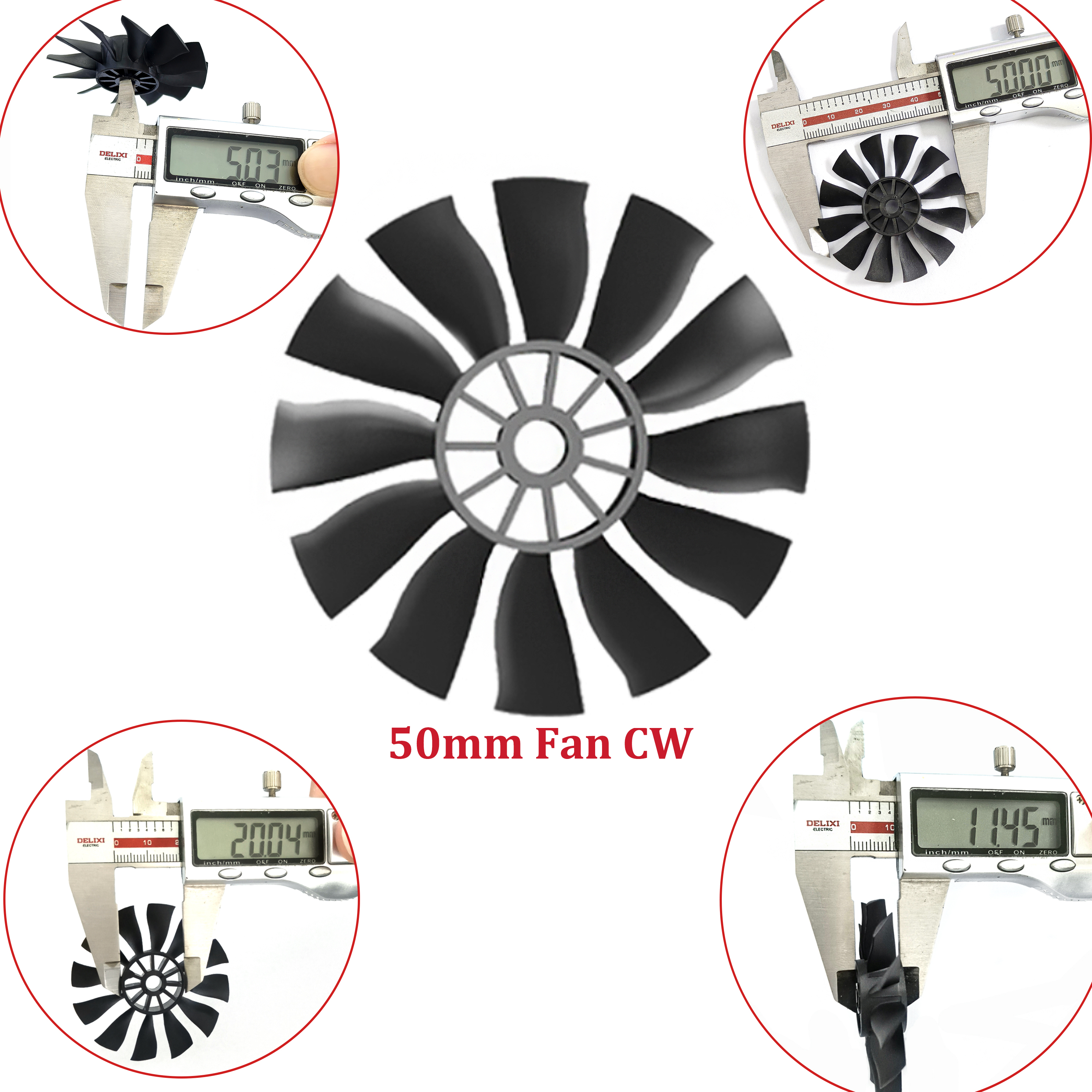 QX-MOTOR 12Blades CW CCW 70mm  - مراجعة Rc Helicopter Blade وسعره