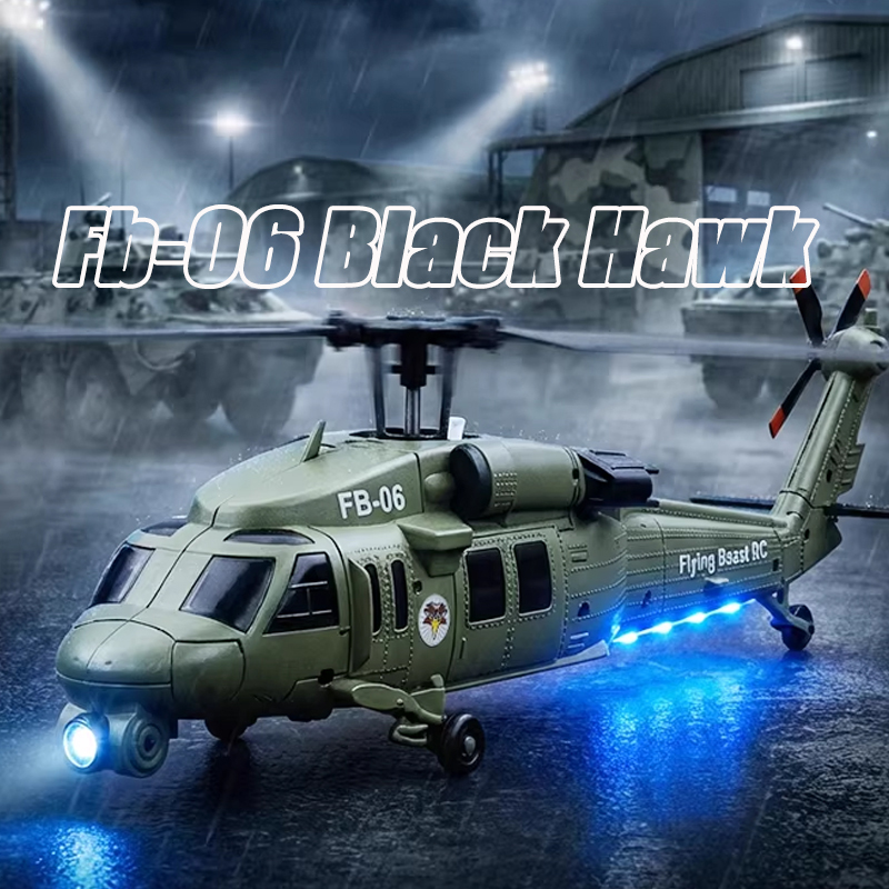 FB-06 Black Hawk Remote Contro - مراجعة Rc Helicopter Large وسعره