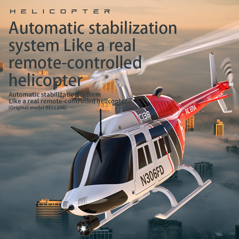 RC ERA C138 1:33 Bell 206 RC H - مراجعة Rc Helicopter Gyro وسعره