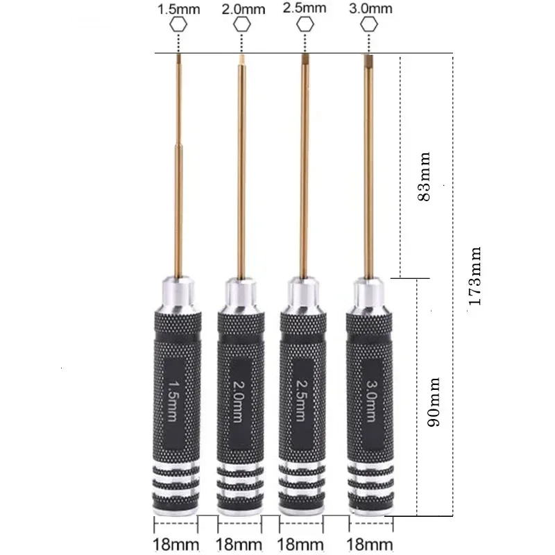 0.9/1.27/ 1.3/ 1.5/ 2.0/ 2.5/  - مراجعة Rc Helicopter Tool Kit وسعره