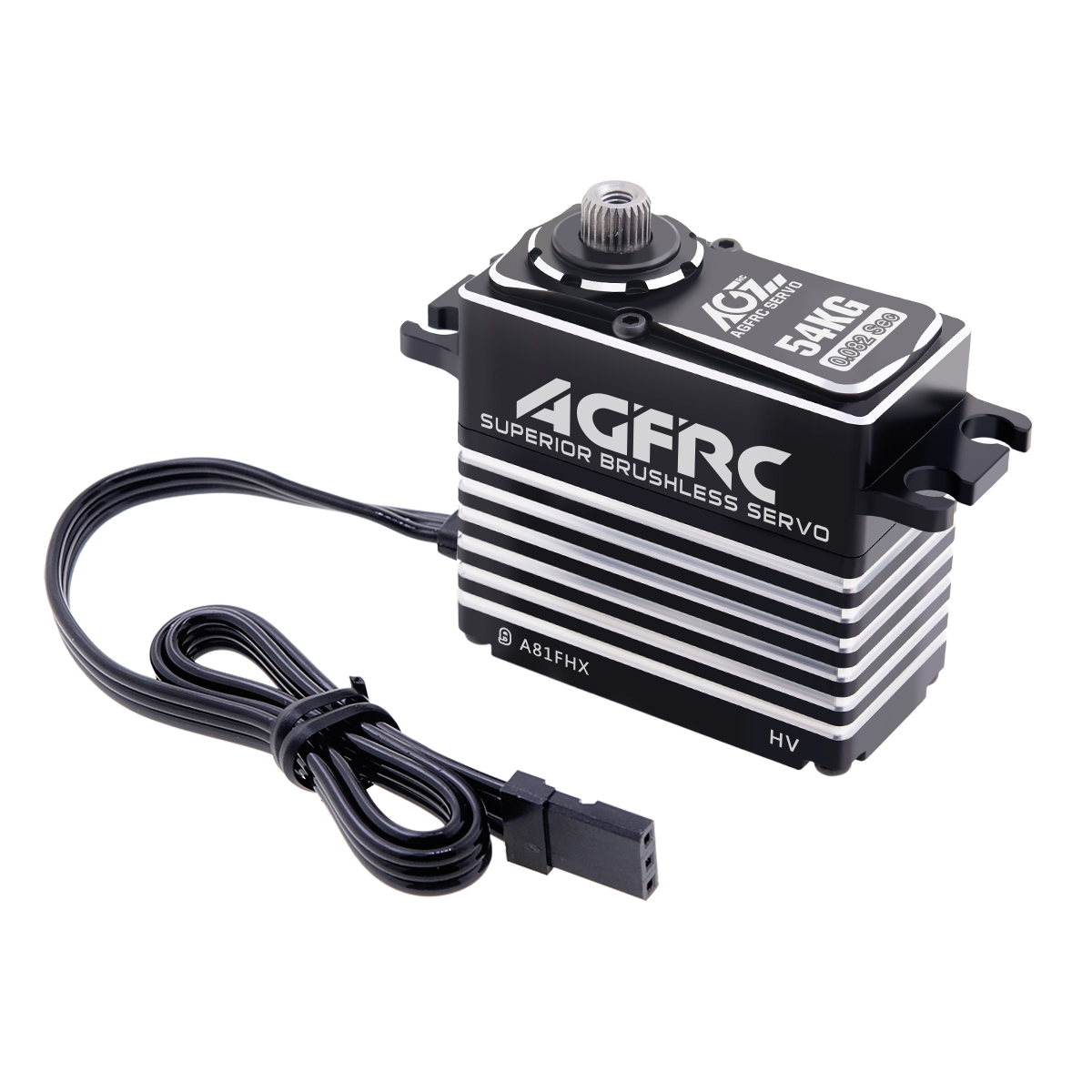 AGFRC A81FHX 54KG HV 4-Pole Br - مراجعة Rc Helicopter Large وسعره