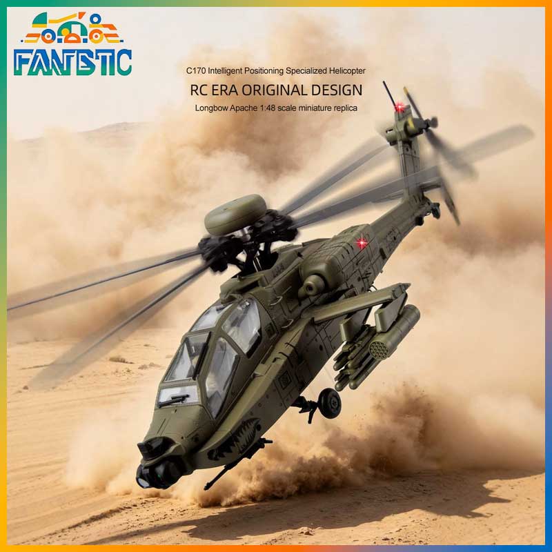 Rc Era C170 Ah 64d Apache Rc H - مراجعة Rc Helicopter Single Rotor وسعره