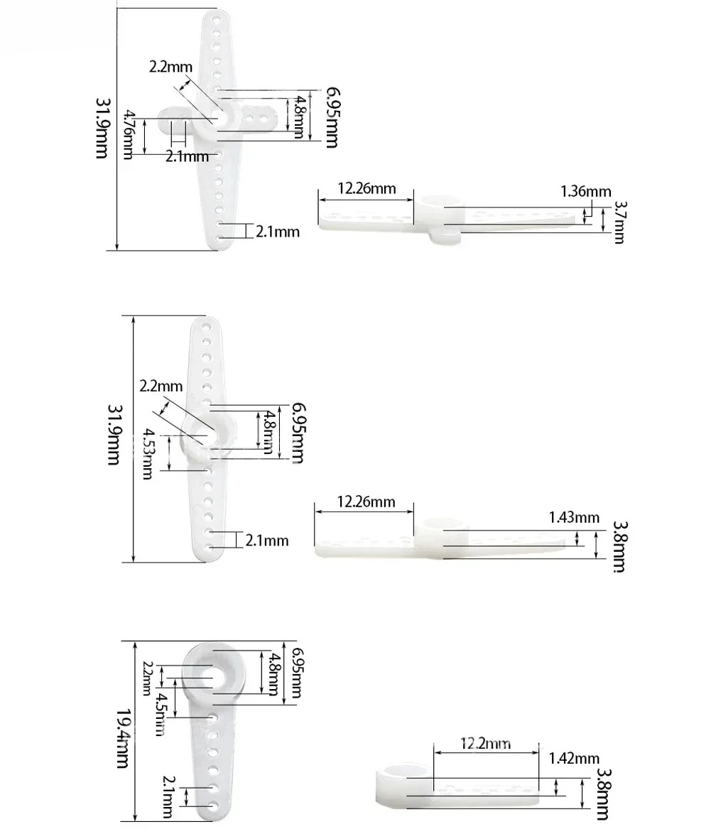 4PCS 9g SG92R Micro Servo Plas - مراجعة Rc Helicopter Motor وسعره