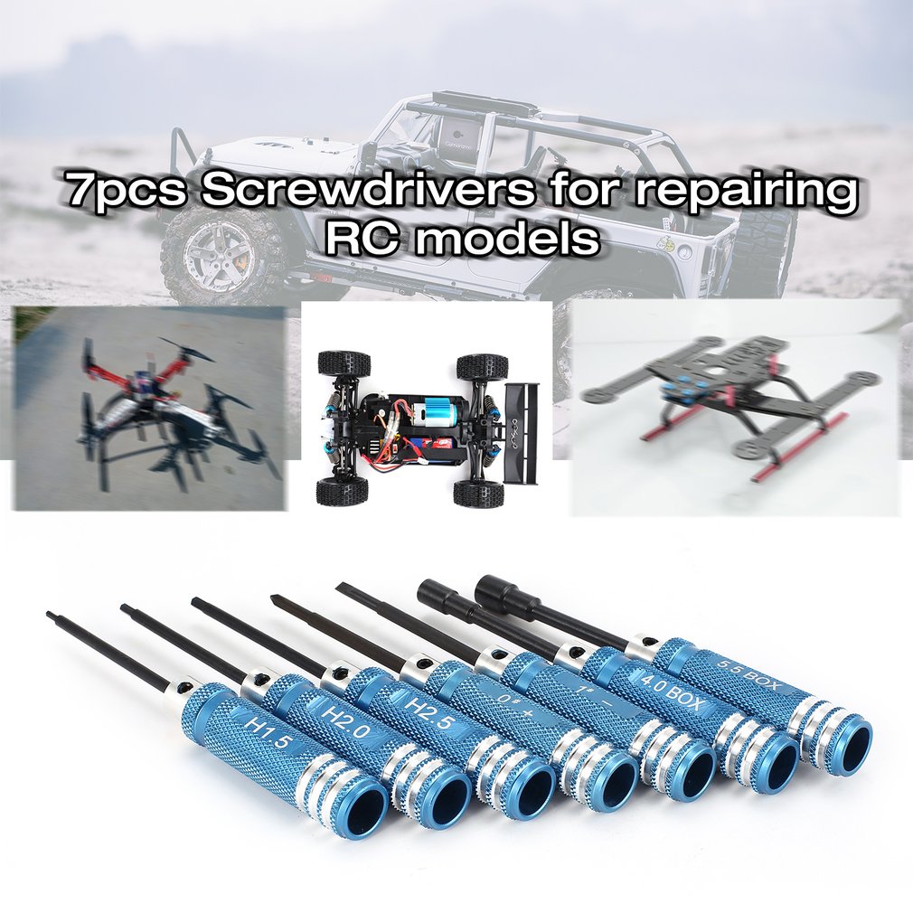 YSIDO 7Pcs 1.5 2.0 2.5mm Hex S - مراجعة Rc Helicopter Tool Kit وسعره