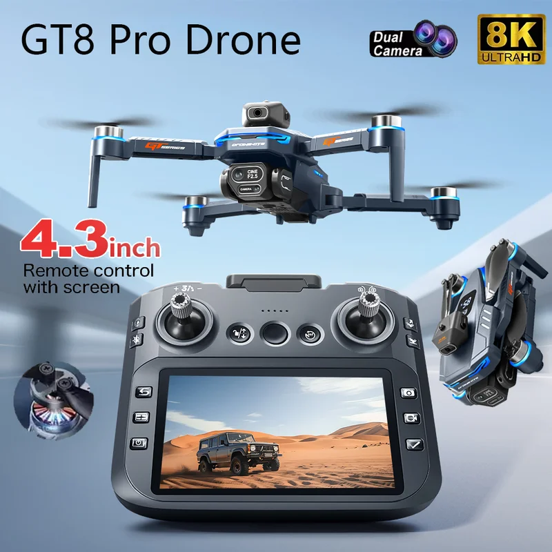 2026 New GT8 Drone GPS 8K Prof - مراجعة Rc Helicopter Case وسعره