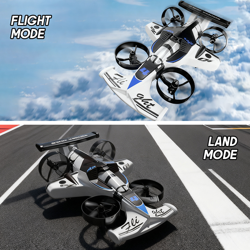 2in1 Mini Drone Air-Ground Fly - مراجعة Rc Helicopter Electric وسعره