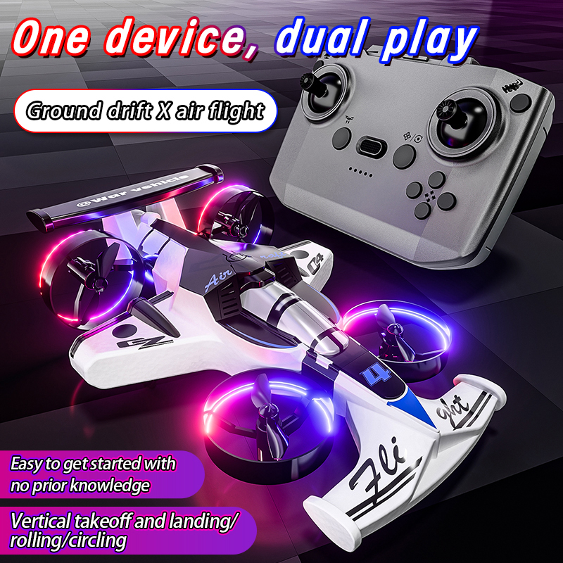 2in1 Mini Drone Air-Ground Fly - مراجعة Rc Helicopter Electric وسعره