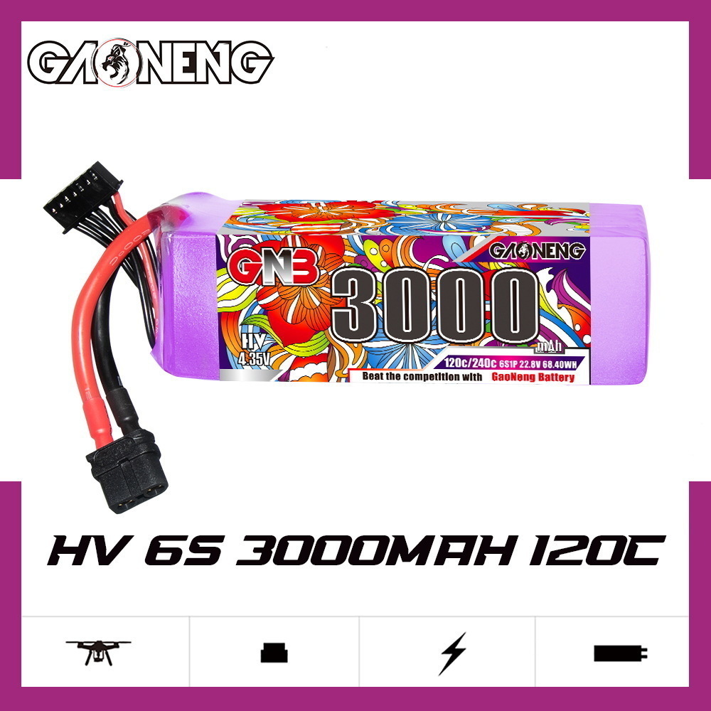 GNB Lipo Battery 6S 22.8V 3000 - مراجعة Rc Helicopter Battery وسعره
