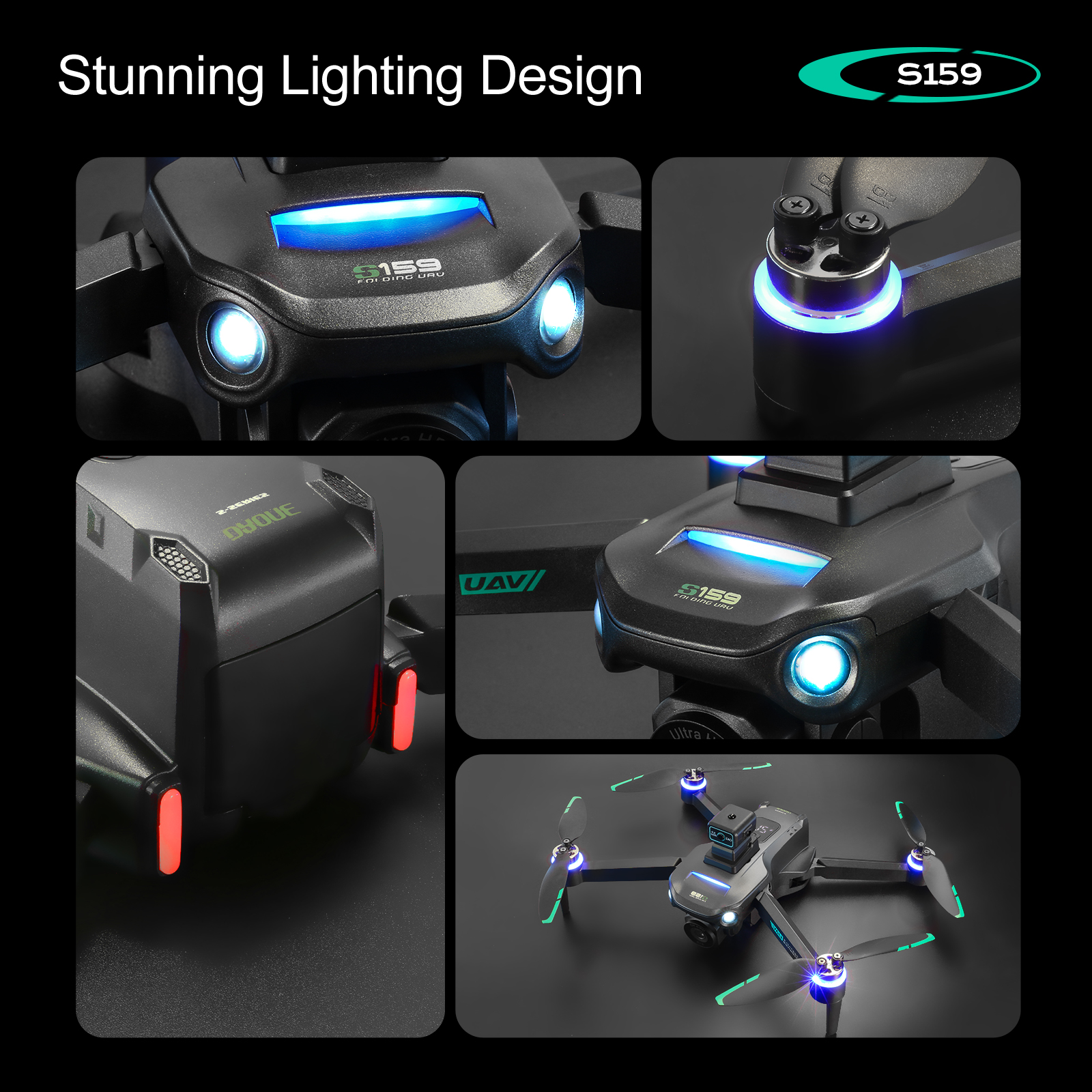 S159 GPS Drone 4K Profesional  - مراجعة Rc Helicopter Electric وسعره